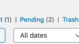 Pending add title field
